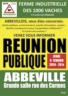 Réunion publique sur la ferme-usine des mille vaches