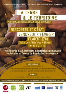 Débat à Plaisir : peut-on manger sain et local en Ile-de-France<small class="fine d-inline"> </small>?