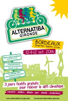Alternatiba Gironde les 10, 11 et 12 octobre