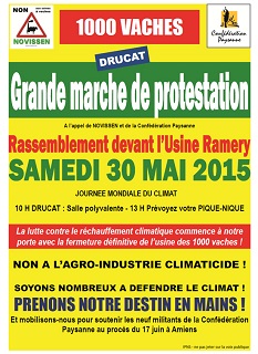 Grande marche contre la ferme-usine des 1000 vaches