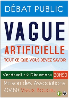Débat public sur le projet de vague artificielle dans les Landes