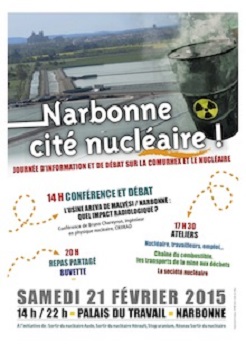 Journée d'informations et de débats sur le nucléaire à Narbonne
