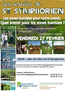 Soirée de Saint Symphorien sur les zones humides