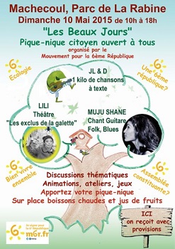 Pique-nique citoyen pour une 6<sup class="typo_exposants">e</sup> république en Loire-Atlantique