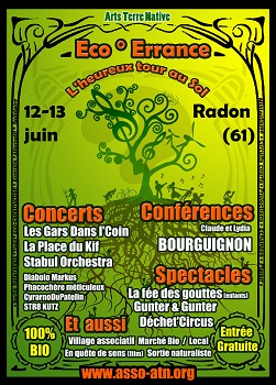 Concerts, projections et village des possibles au Festival Eco°Errance, dans l'Orne