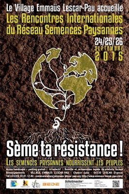 Sème ta résistance<small class="fine d-inline"> </small>! Rencontres Internationales autour des Semences Paysannes, à Lescar-Pau