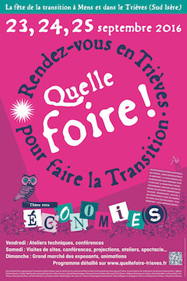 Quelle foire<small class="fine d-inline"> </small>! 4<sup class="typo_exposants">e</sup> Fête de la transition, à Mens et dans le Trièves (Isère)