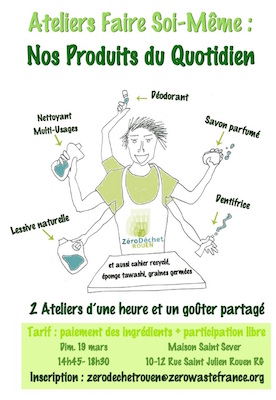 Ateliers de fabrication de produits et objets du quotidien, à Rouen (Seine-Maritime)