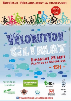 Velorution Climat de Bord'eaux, à Bordeaux (Gironde)