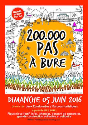 Les 200 000 pas à Bure (Meuse), randonnée contre le centre de stockage des déchets nucléaires