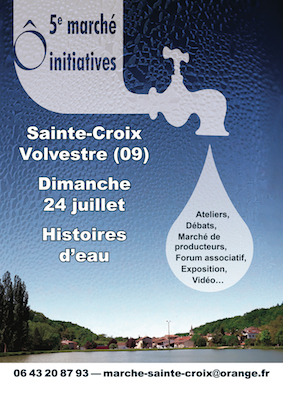 Marché ô initiatives à Sainte-Croix-Volvestre (Ariège)