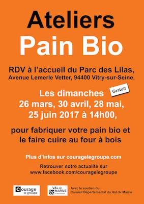 Atelier pain bio à Vitry-sur-Seine (Val-de-Marne)