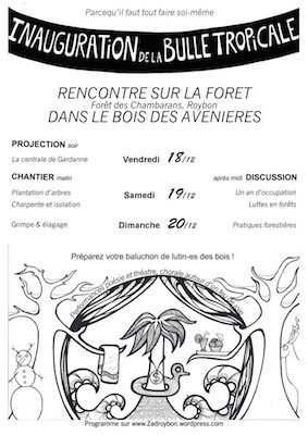 Week-end festif à Roybon (Isère) pour l'inauguration de la bulle tropicale