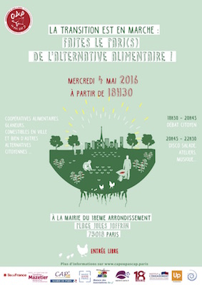 Le Pari(s) de l'alternative alimentaire, débat à Paris