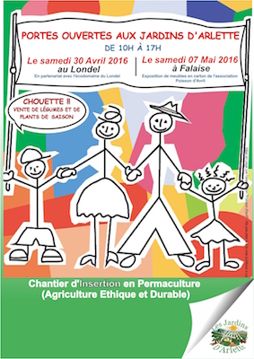 Journée porte ouverte d'un chantier d'insertion en permaculture à Caen (Calvados)