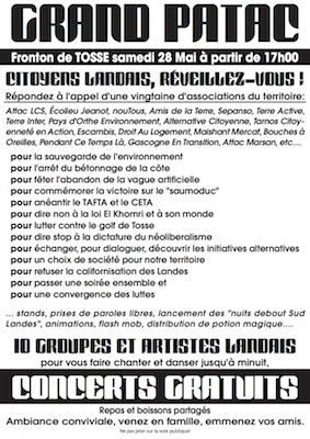 Le Grand Patac, la fête des luttes landaises à Tosse (Landes)