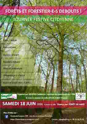«<small class="fine d-inline"> </small>Forêt debout<small class="fine d-inline"> </small>», journée d'action citoyenne, à Velaine-en-Haye (Meurthe-et-Moselle)