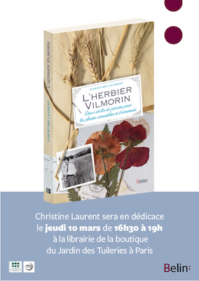 L'Herbier Vilmorin en dédicace à Paris