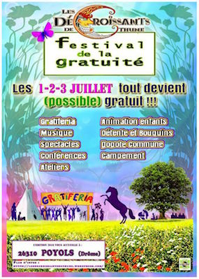 Festival les Décroissants de thune à Poyols (Drôme)