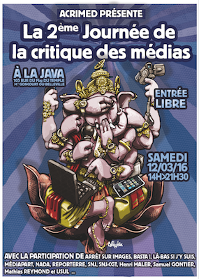 Journée de la critique des médias d'Acrimed, à Paris. Reporterre y sera