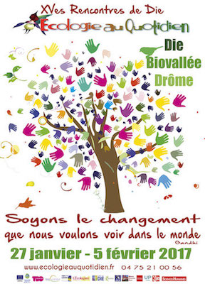 15<sup class="typo_exposants">es</sup> rencontres d'Ecologie au quotidien, à Die (Drôme)