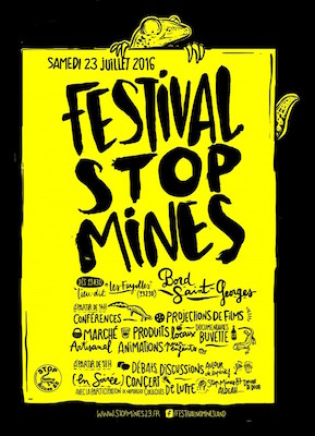 Festival Stop mines, à Bord-Saint-Georges (Creuse)
