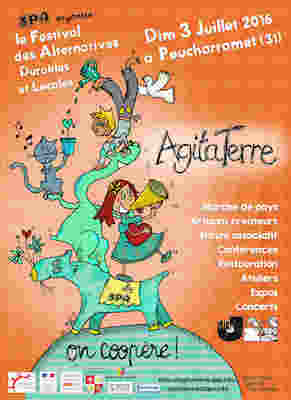 AgitaTerre<small class="fine d-inline"> </small>! le festival des alternatives durables et locales, à Poucharramet (Haute-Garonne)