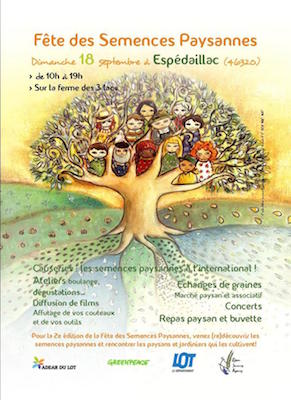 Fête des semences paysannes, à Espédaillac (Lot)