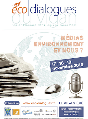 «<small class="fine d-inline"> </small>Médias environnement et nous<small class="fine d-inline"> </small>», la 21<sup class="typo_exposants">e</sup> édition des écodialogues du Vigan (Gard)