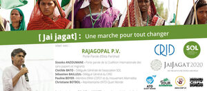 Jai Jagat : une marche pour tout changer - avec Rajagopal, à Paris