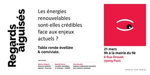 Les énergies renouvelables sont-elles crédibles face aux enjeux actuels<small class="fine d-inline"> </small>? table ronde à Paris