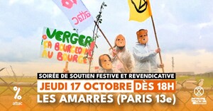 Soirée festive et revendicative contre les jets privés, à Paris
