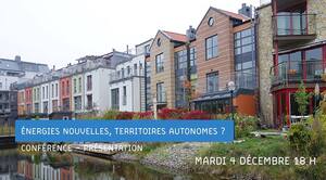«<small class="fine d-inline"> </small>Énergies nouvelles, territoires autonomes<small class="fine d-inline"> </small>?<small class="fine d-inline"> </small>» Présentation d'ouvrage, à Paris