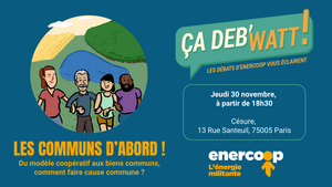 Les communs d'abord, débat à Paris