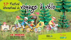  37<sup class="typo_exposants">e</sup> Festival international du voyage à vélo, au Mans (Sarthe)