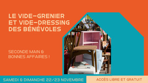 «<small class="fine d-inline"> </small>Le vide-dressing et vide-grenier des bénévoles<small class="fine d-inline"> </small>», à Paris