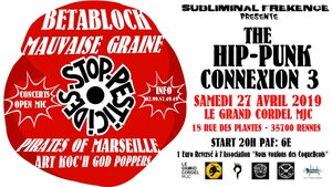 Hip-Punk Connexion, au profit de «<small class="fine d-inline"> </small>Nous voulons des coquelicots<small class="fine d-inline"> </small>», à Rennes (Ille-et-Vilaine)