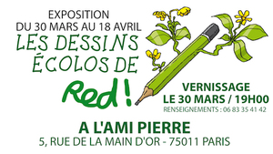 Red<small class="fine d-inline"> </small>! expose ses dessins écolos à Paris