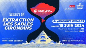 Extraction des sables girondins, grande finale du procès fictif, à Bordeaux (Gironde)