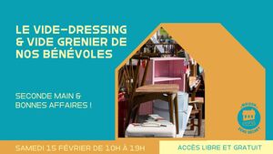 «<small class="fine d-inline"> </small>Le vide-grenier et le vide-dressing de nos bénévoles<small class="fine d-inline"> </small>», à Paris