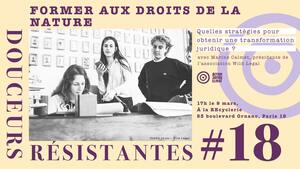 «<small class="fine d-inline"> </small>Se former aux droits de la nature<small class="fine d-inline"> </small>», à Paris