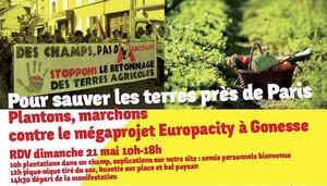 Marche contre Europacity, à Gonesse (Val-d'Oise)