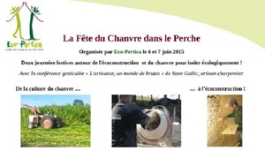 Fête du chanvre : Deux journées festives autour de l'écoconstruction et du chanvre pour isoler écologiquement<small class="fine d-inline"> </small>!