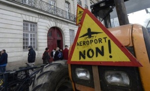 Rassemblement contre l'expulsion d'une famille de la Zad de Notre-Dame-des-Landes