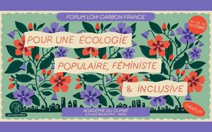 Forum Low Carbon, à Paris
