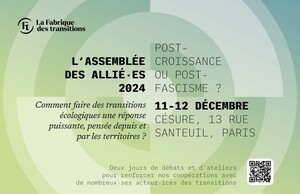 L'Assemblée des allié<span aria-hidden='true'>·</span>es de la Fabrique des transitions, à Paris