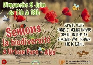 Semons la biodiversité à Urban Parc<small class="fine d-inline"> </small>! à Alès (Gard)