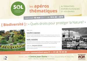 Quels droits pour protéger la nature<small class="fine d-inline"> </small>? soirée-débat à Paris