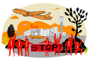 Appel à actions contre l'aviation dans le monde entier 