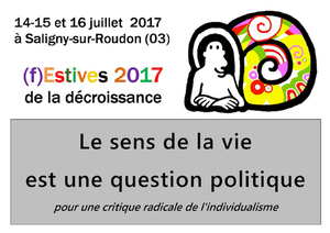 (f)estives de la décroissance, à Saligny-sur-Roudon (Allier)